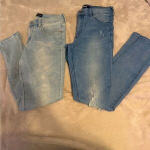 2 pair Express Jeans